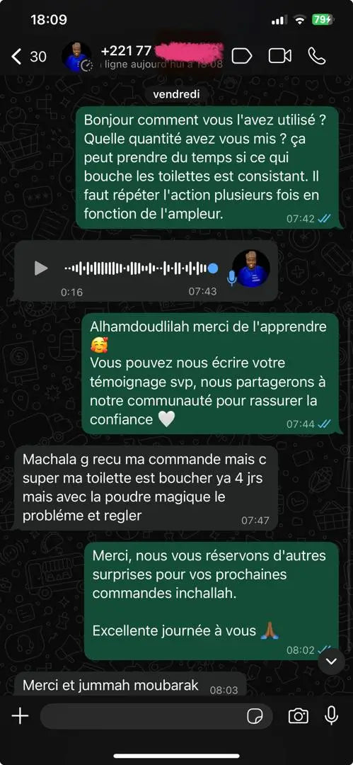 DÉBOUCHE EXPRESS® — Poudre Magique Déboucheur de Canalisation 500g