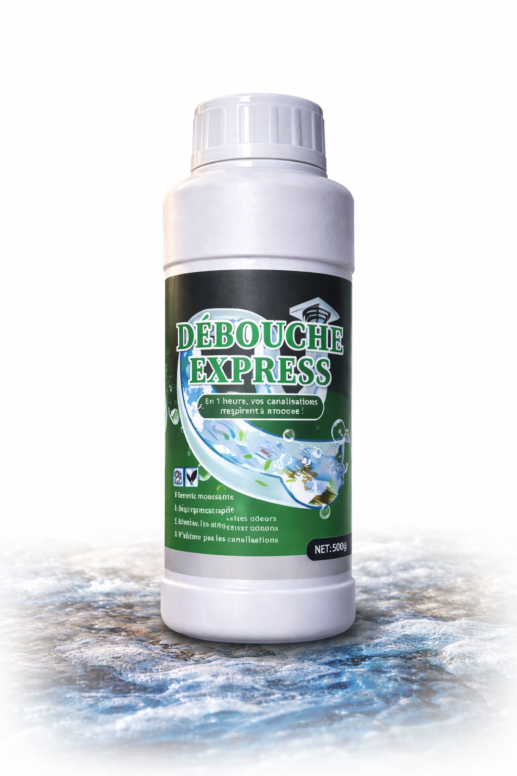DÉBOUCHE EXPRESS® — Poudre Magique Déboucheur de Canalisation 500g